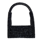 Bolsa de Festa Clutch Miçanga Preta - ReUse