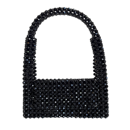 Bolsa de Festa Clutch Miçanga Preta - ReUse