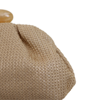Bolsa Festa Pouch Palha Bege Claro