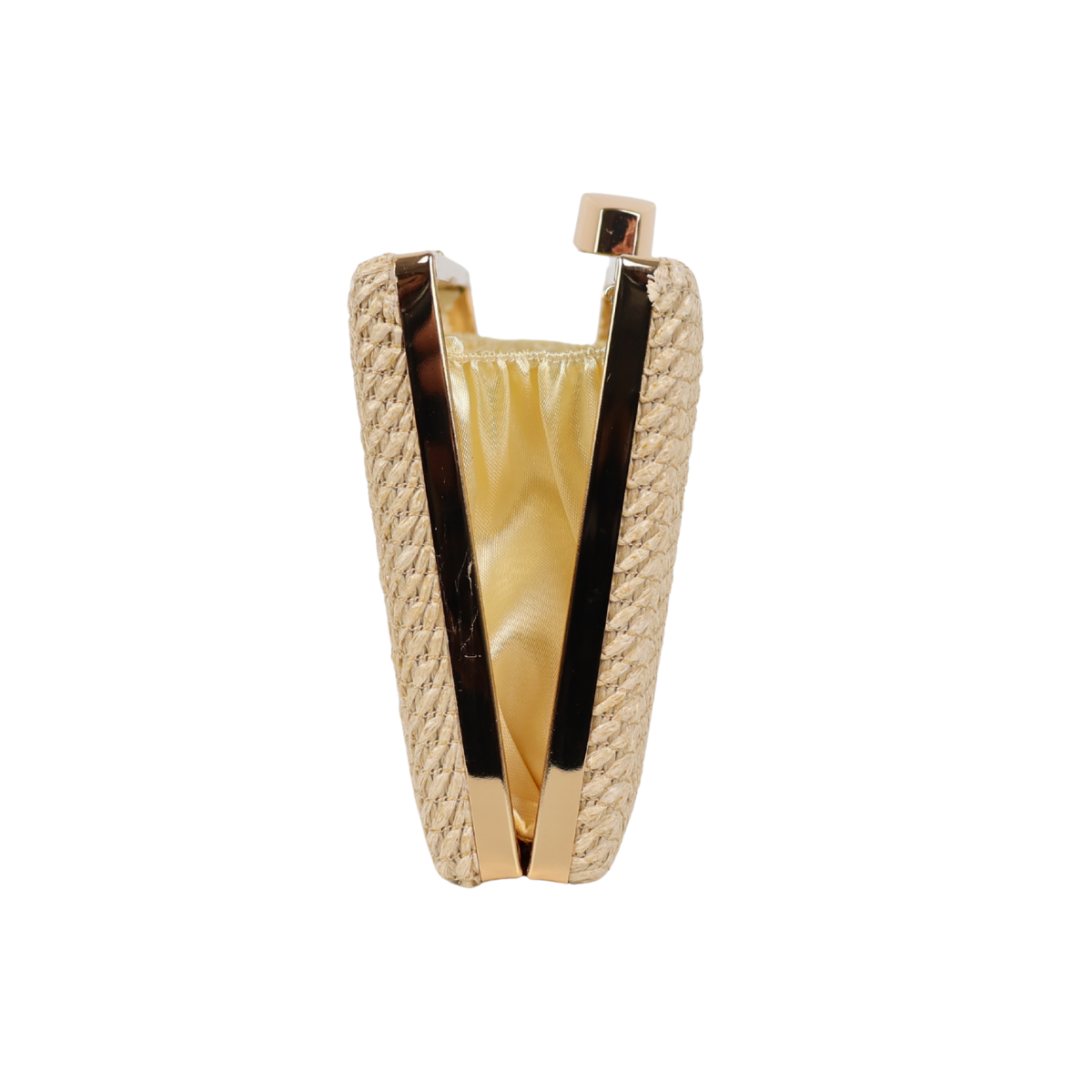 Bolsa Clutch Festa Palha Bege