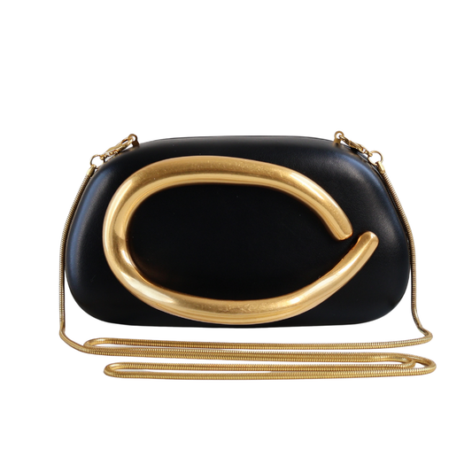 Bolsa de Festa Clutch Courvin Preto