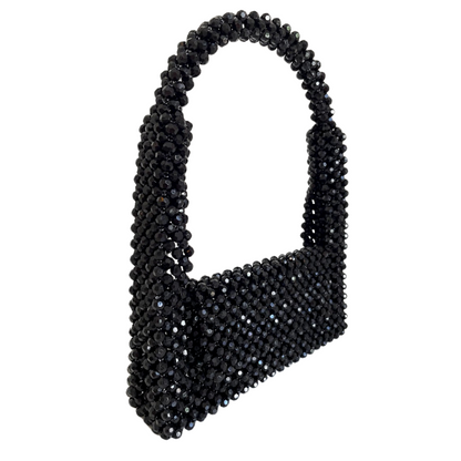 Bolsa de Festa Clutch Miçanga Preta - ReUse