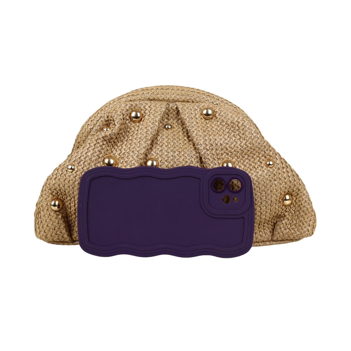 Bolsa Festa Pouch Palha Bege