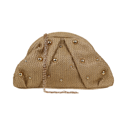 Bolsa Festa Pouch Palha Bege