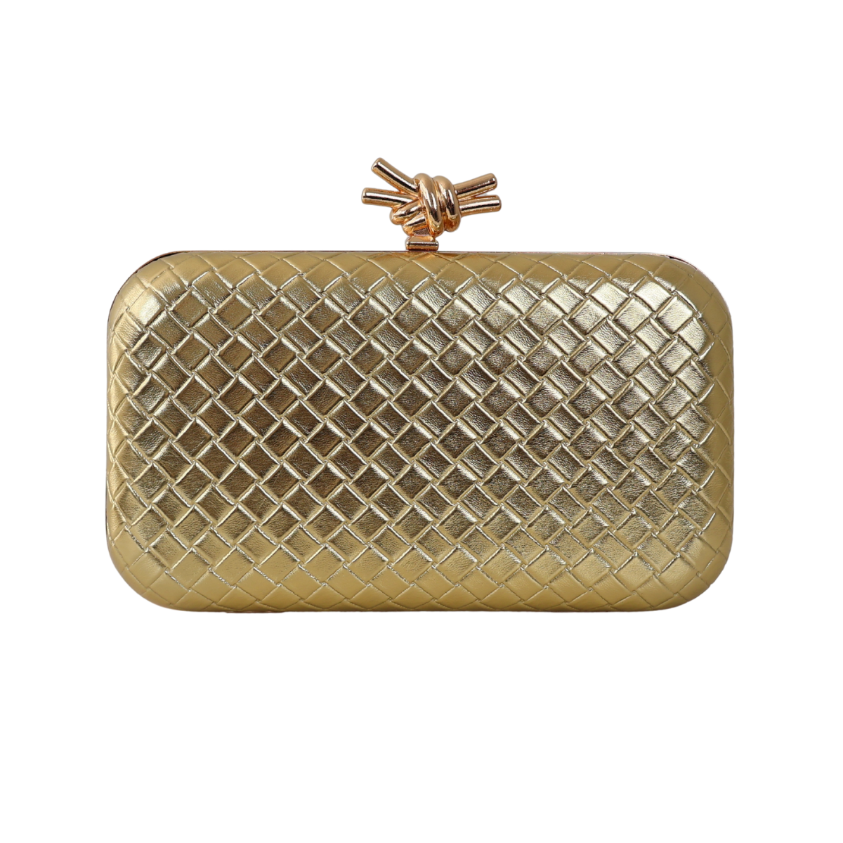 Bolsa Clutch Festa Tressê Dourada