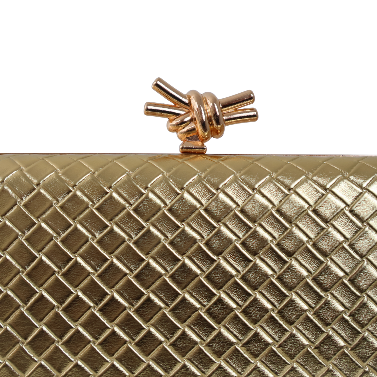 Bolsa Clutch Festa Tressê Dourada