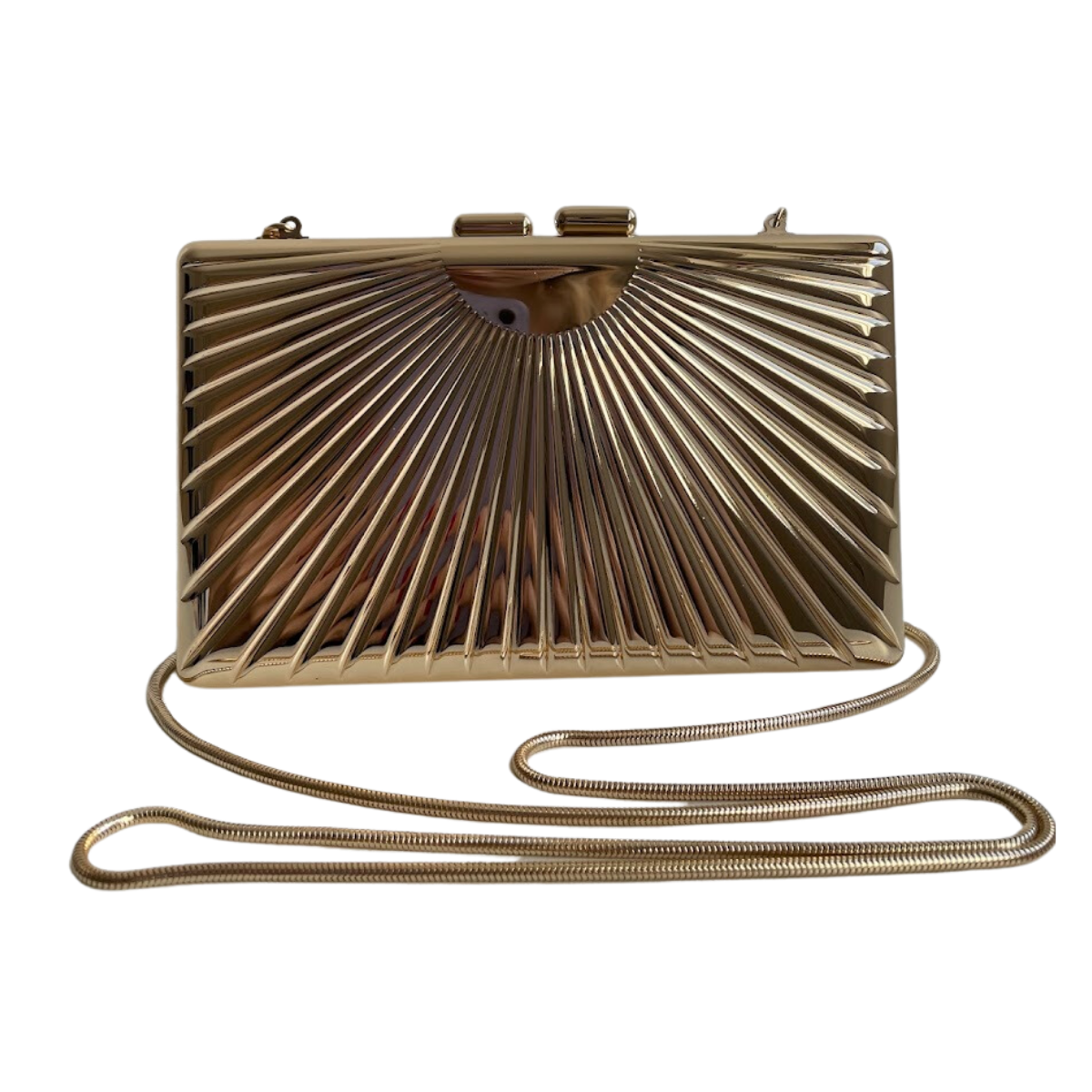 Bolsa de Festa Clutch Dourada Metalizada - ReUse
