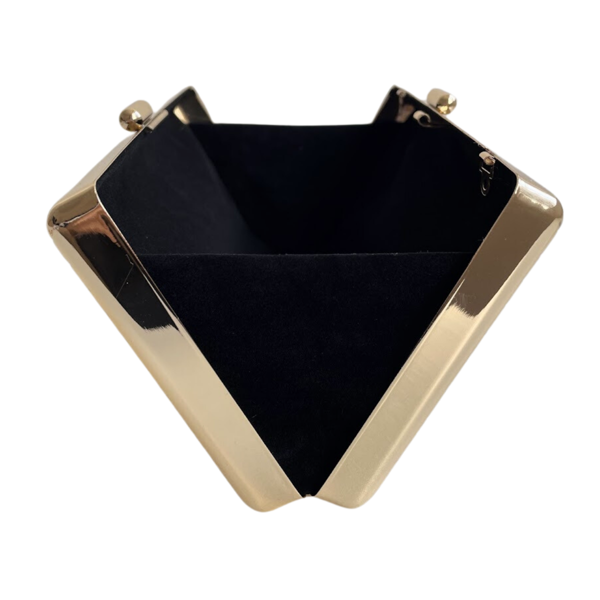 Bolsa de Festa Clutch Dourada Metalizada - ReUse