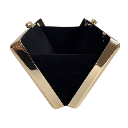 Bolsa de Festa Clutch Dourada Metalizada - ReUse