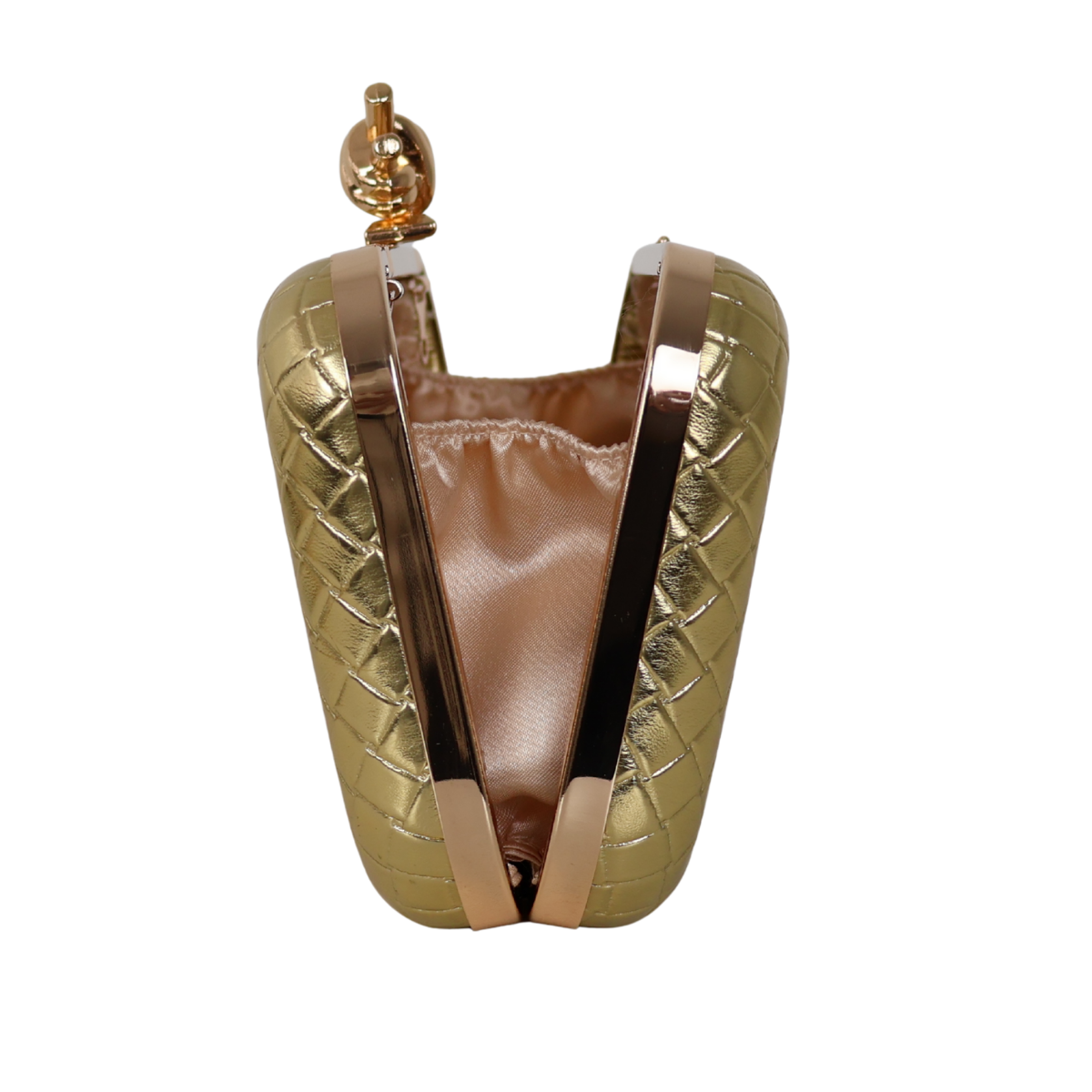 Bolsa Clutch Festa Tressê Dourada