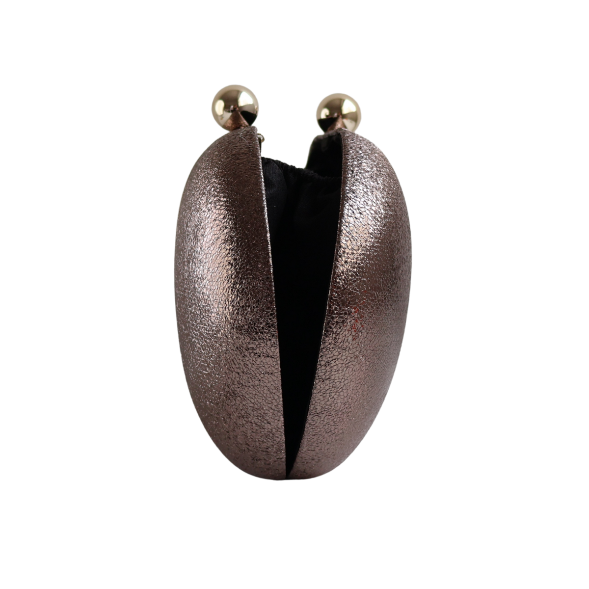 Bolsa de Festa Clutch Oval Bronze