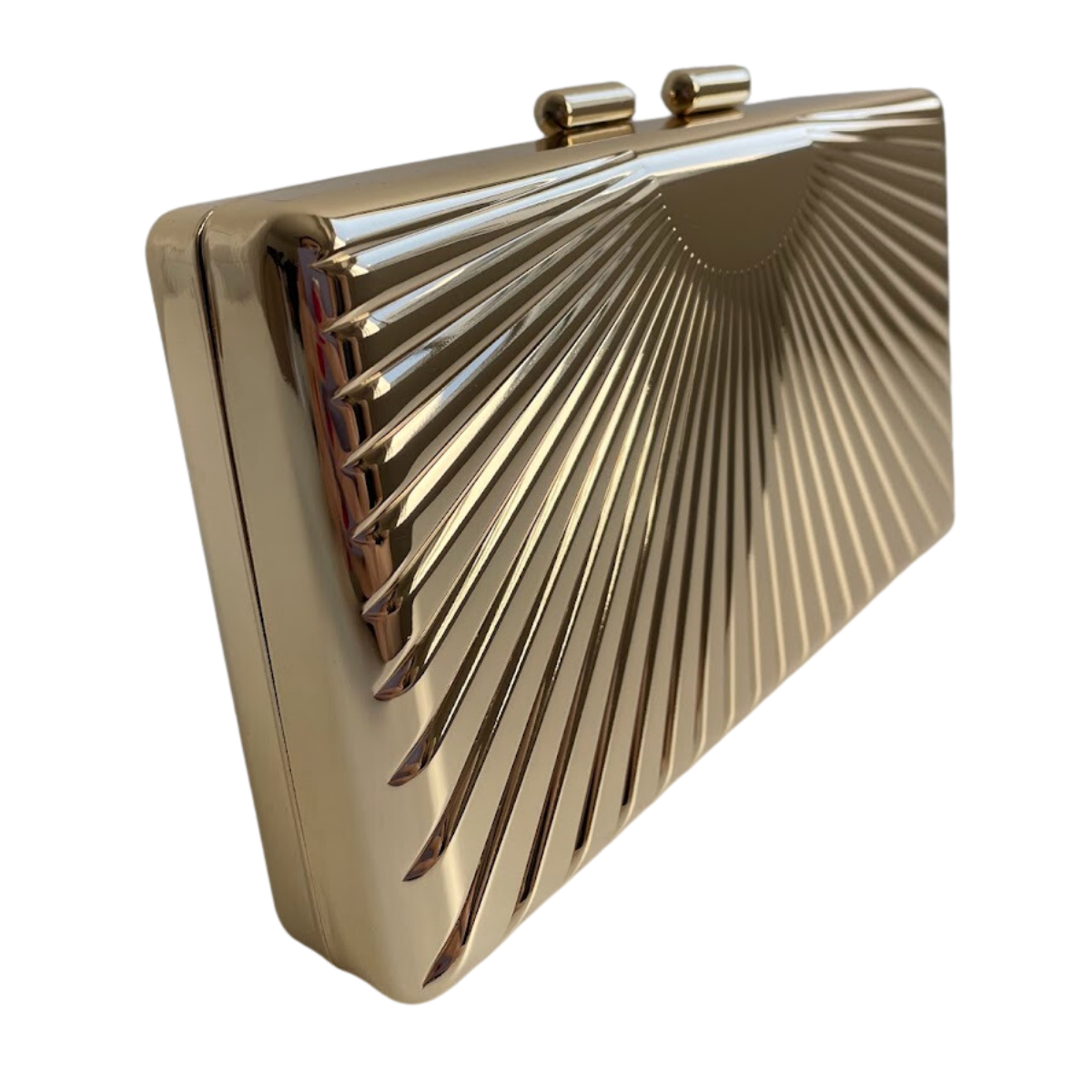 Bolsa de Festa Clutch Dourada Metalizada - ReUse