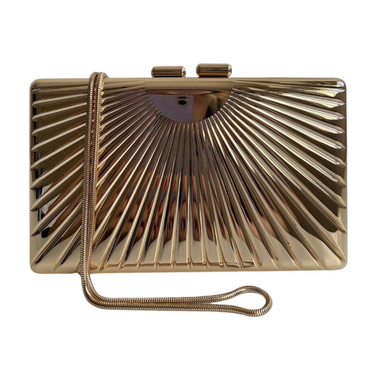 Bolsa de Festa Clutch Dourada Metalizada - ReUse