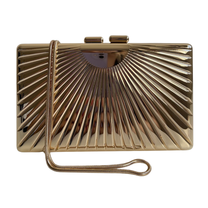Bolsa de Festa Clutch Dourada Metalizada - ReUse
