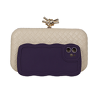 Bolsa Clutch Festa Tressê Bege Claro - ReUse