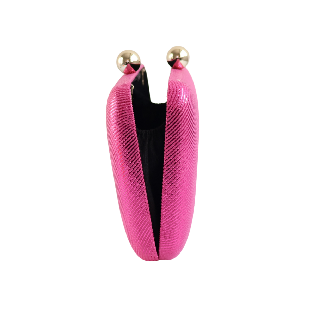 Bolsa de Festa Clutch Vinil e Tecido Rosa Pink