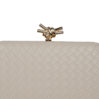 Bolsa Clutch Festa Tressê Bege Claro - ReUse