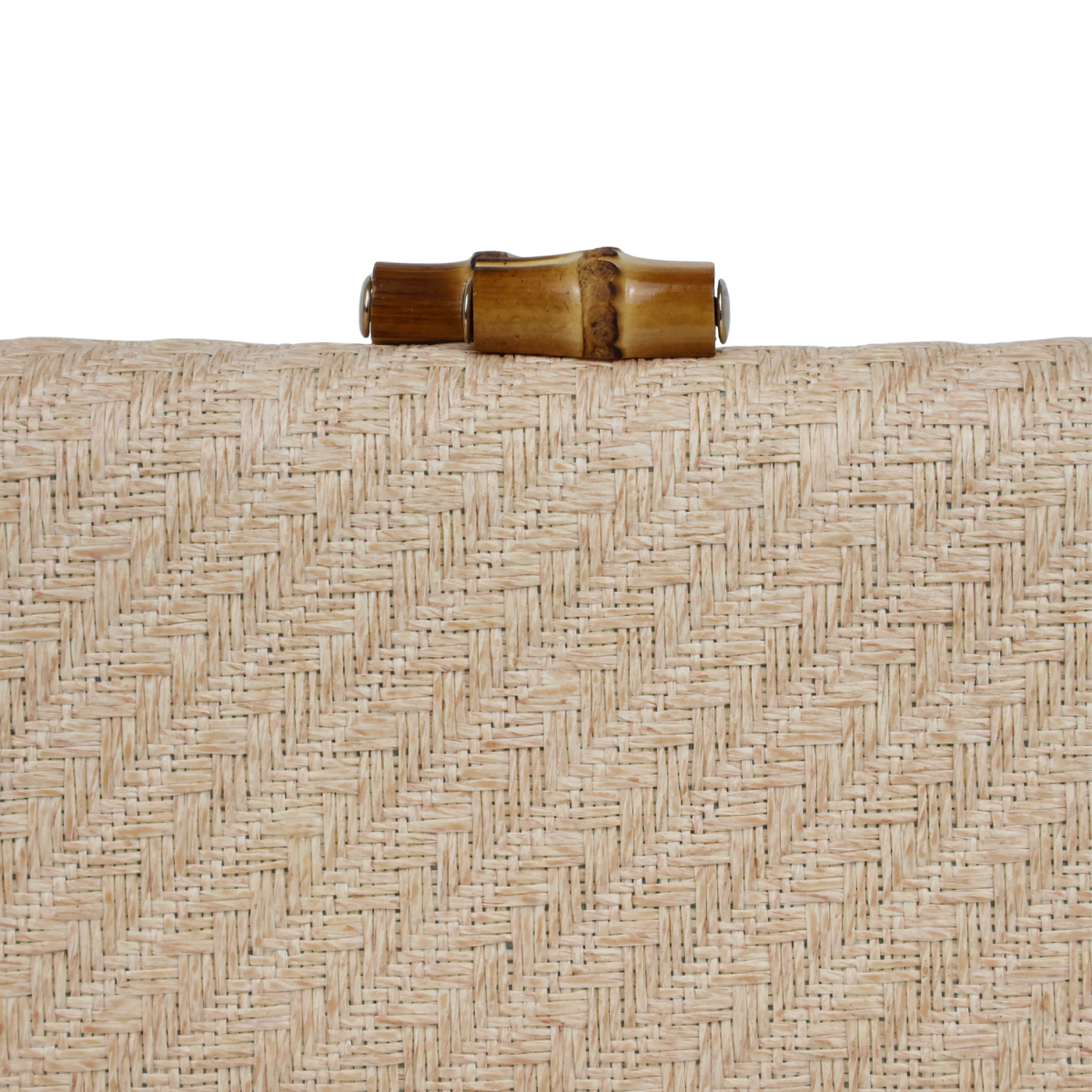 Bolsa de Festa Clutch Palha Bege