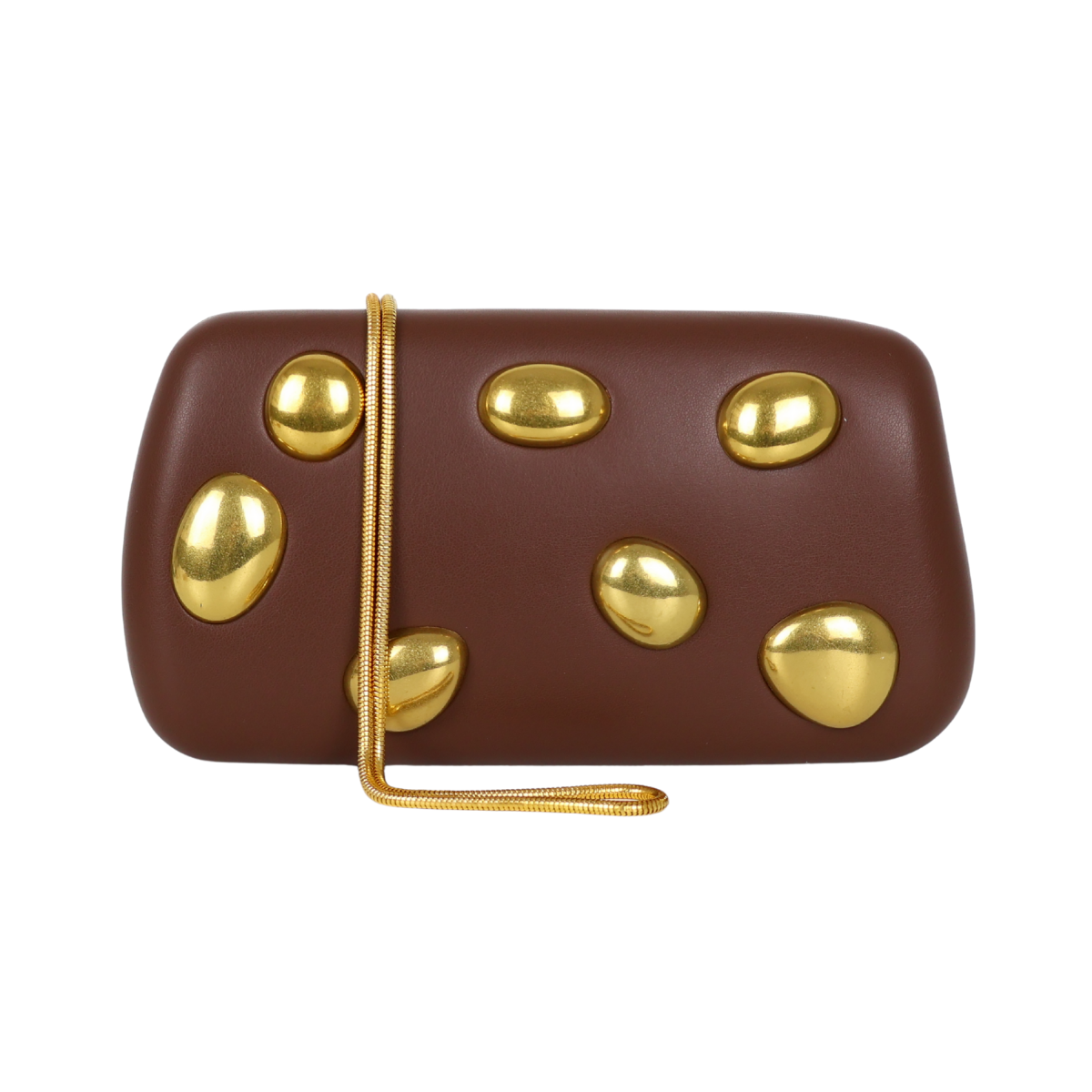 Bolsa Clutch Festa Courino Marrom - ReUse