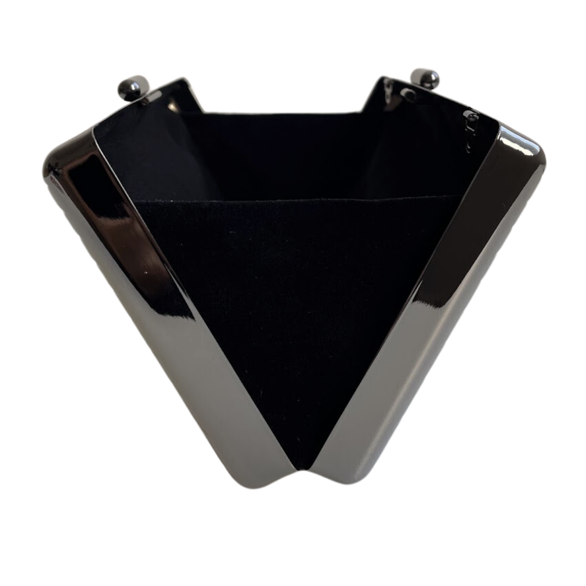 Bolsa de Festa Clutch Grafite Metalizada - ReUse