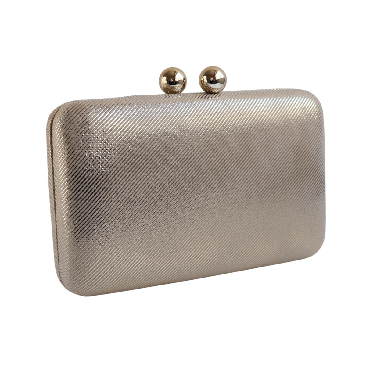 Bolsa de Festa Clutch Vinil Dourada