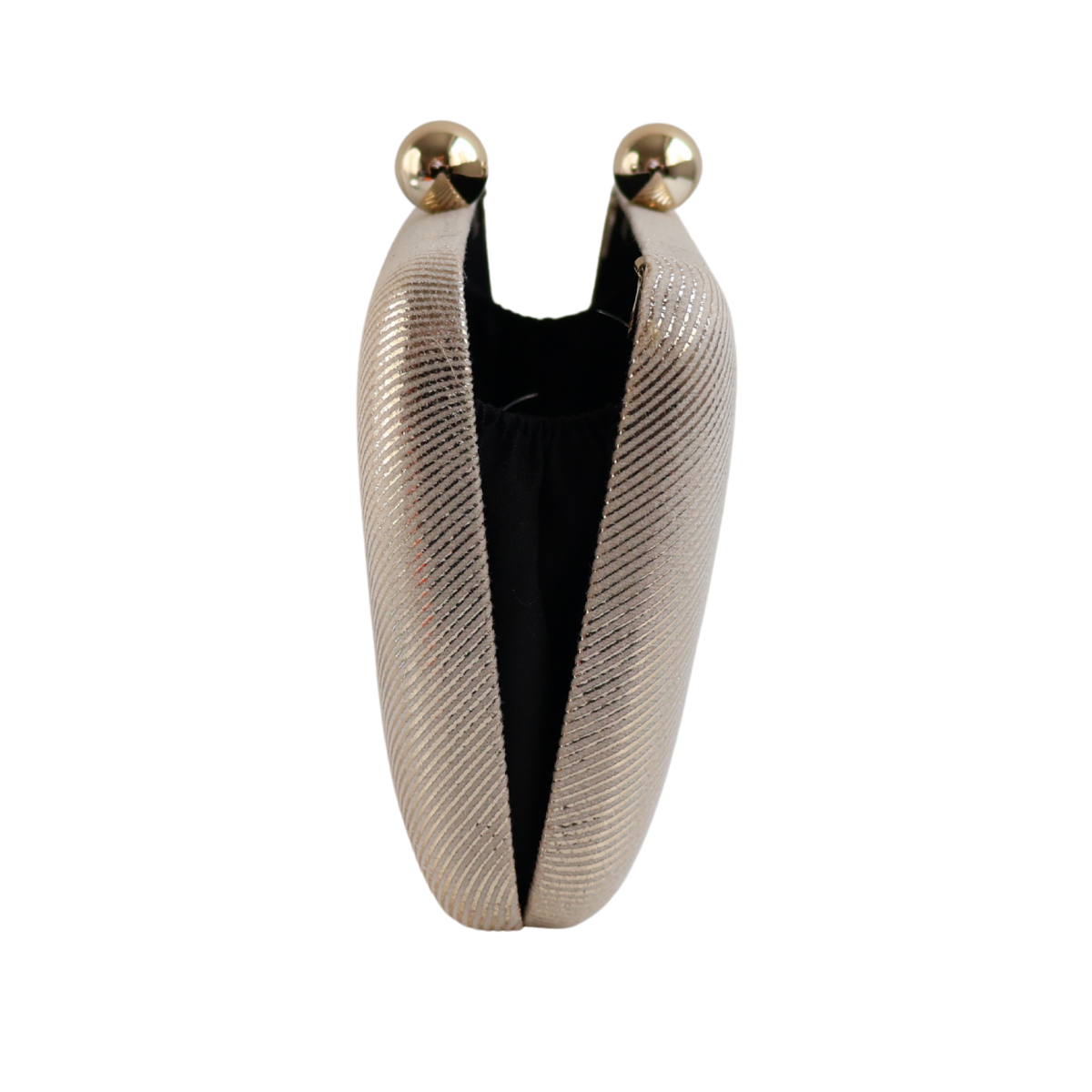 Bolsa de Festa Clutch Vinil Dourada