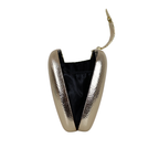 Bolsa Clutch Festa Fecho de Folha Dourado Claro