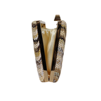 Bolsa de Festa Clutch Palha Bege Marrom