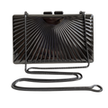 Bolsa de Festa Clutch Grafite Metalizada - ReUse