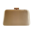 Bolsa Festa Clutch Tecido Acetinado Dourada - ReUse