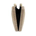 Bolsa Clutch Festa Palha Bege Claro