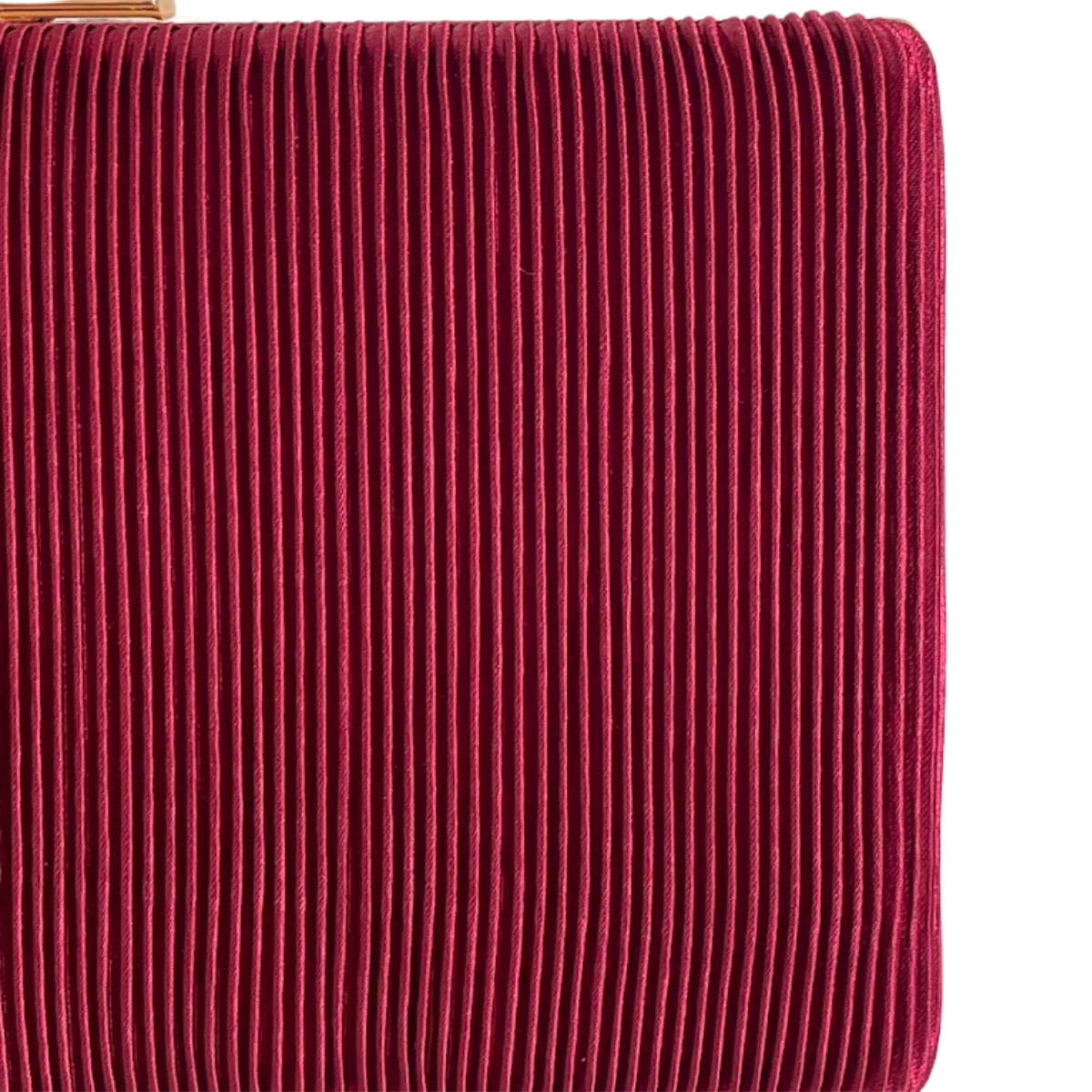 Bolsa Clutch Festa Tecido Aveludado Frizado Marsala