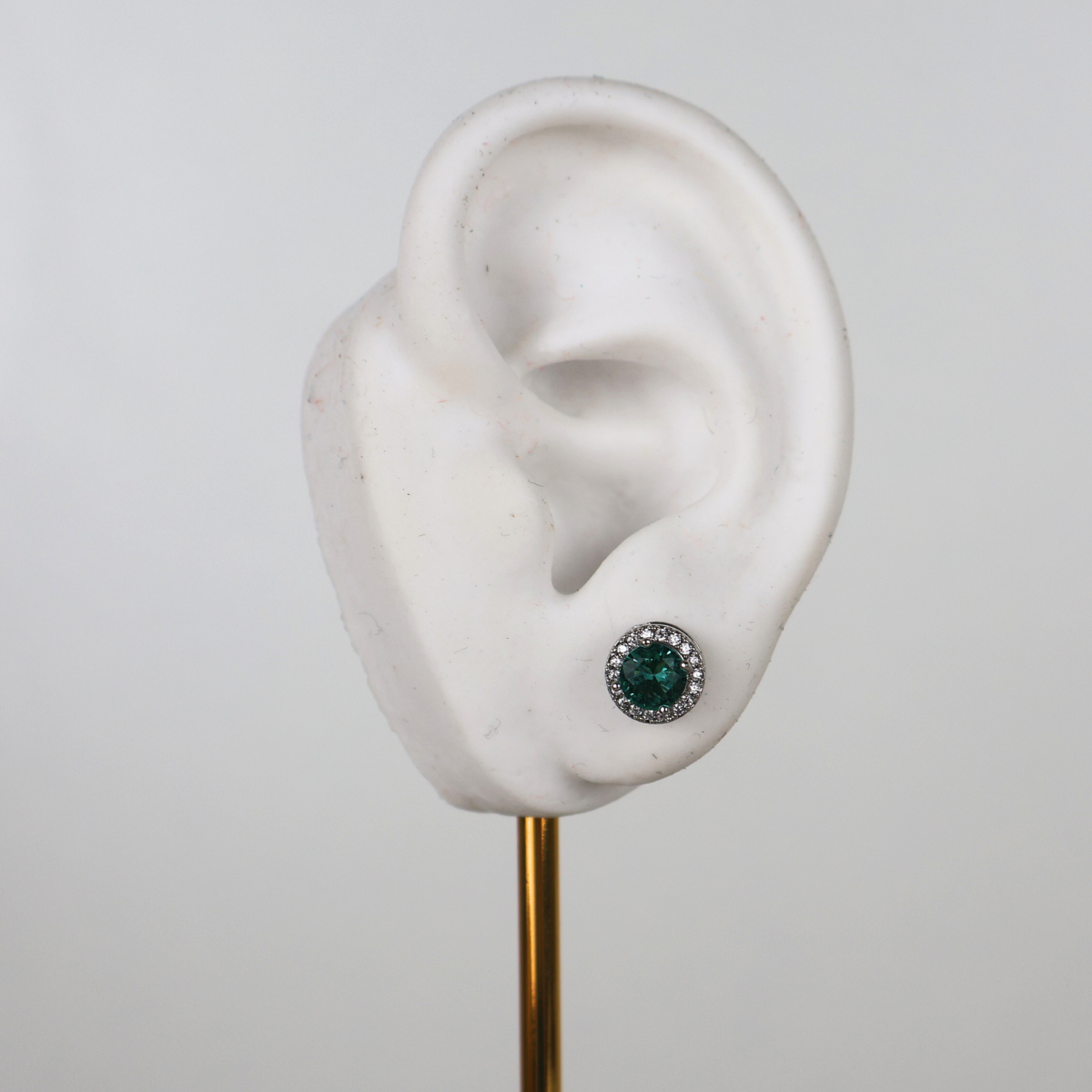 Kit Colar e Brinco - Cristal Multicor - Prateado