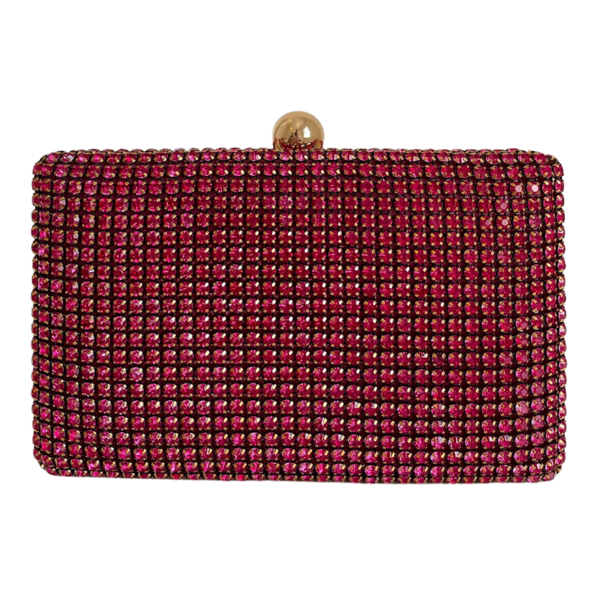 Bolsa de Festa Clutch Strass Rosa