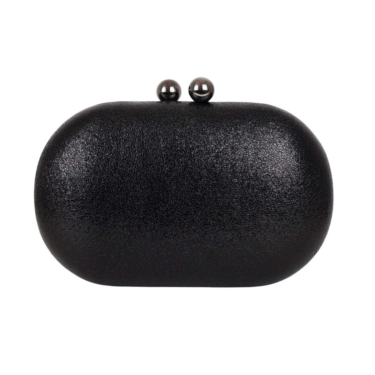 Bolsa Clutch Festa Oval Preta - ReUse
