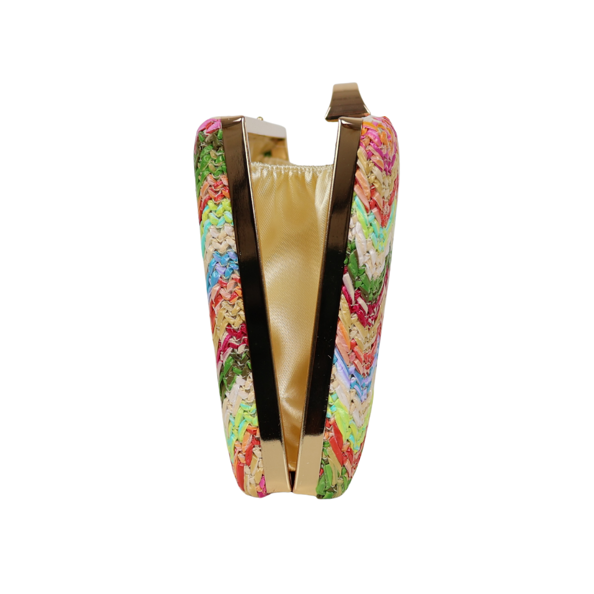 Bolsa de Festa Clutch Palha Colorida