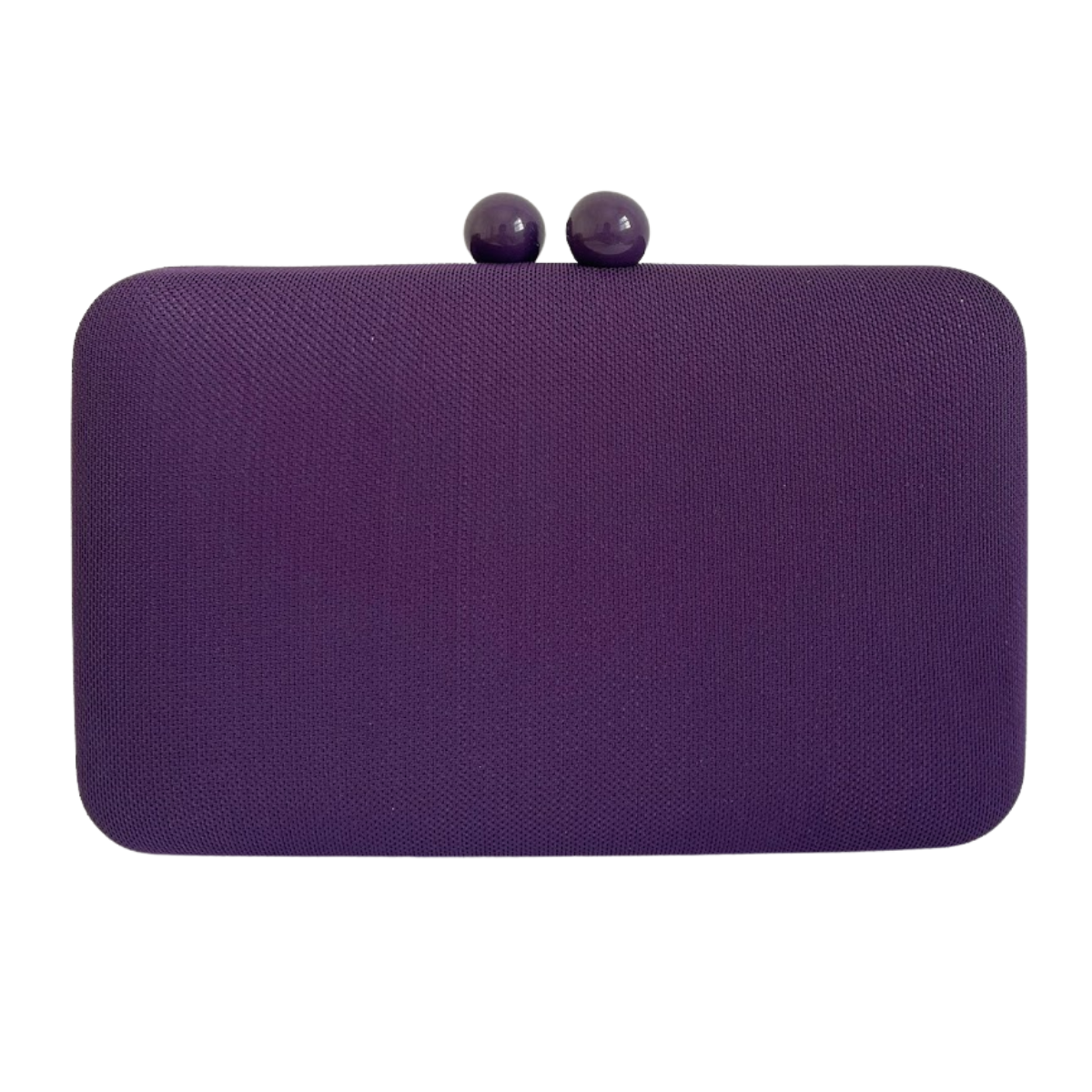 Bolsa de Festa Clutch Tecido Roxa