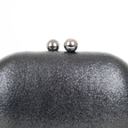 Bolsa Clutch Festa Oval Preta - ReUse