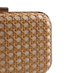 Bolsa de Festa Clutch Palha da Índia Bege - ReUse