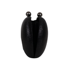 Bolsa Clutch Festa Oval Preta - ReUse