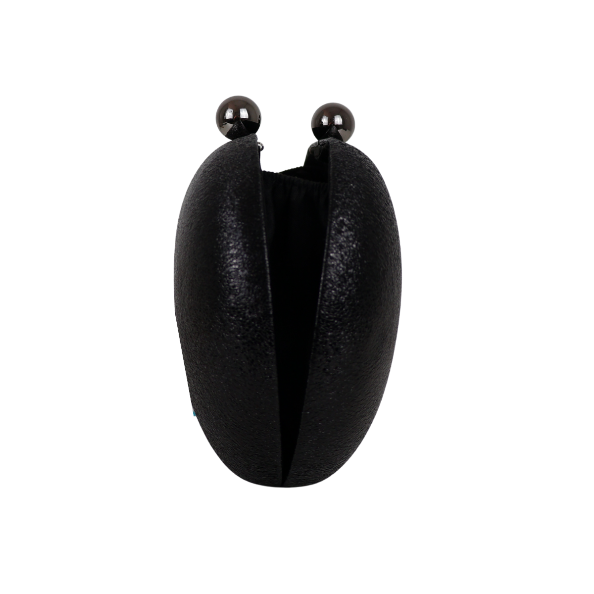Bolsa Clutch Festa Oval Preta - ReUse