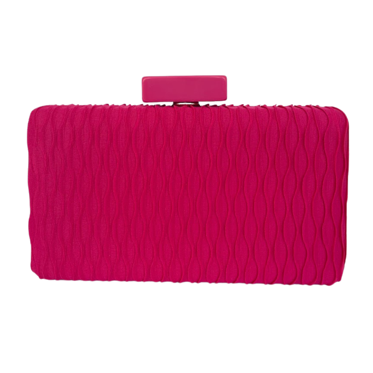 Bolsa de Festa Clutch Tecido Renda Rosa Pink