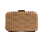 Bolsa de Festa Clutch Palha da Índia Bege - ReUse