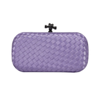 Clutch Tressê Cetim Inspired Pequena Lilás