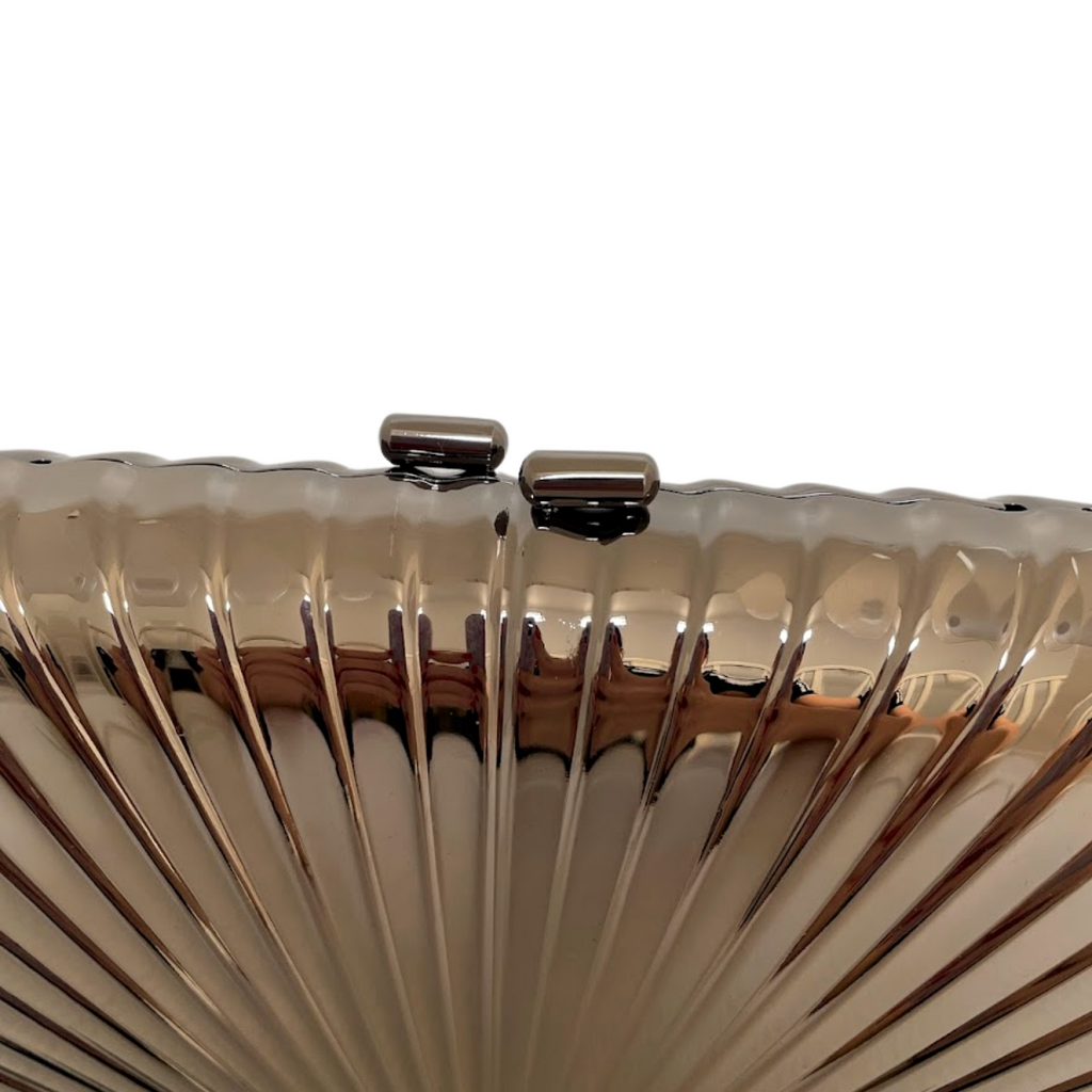 Bolsa de Festa Clutch Grafite Metalizada - ReUse