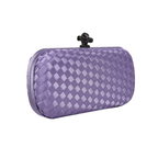 Clutch Tressê Cetim Inspired Pequena Lilás