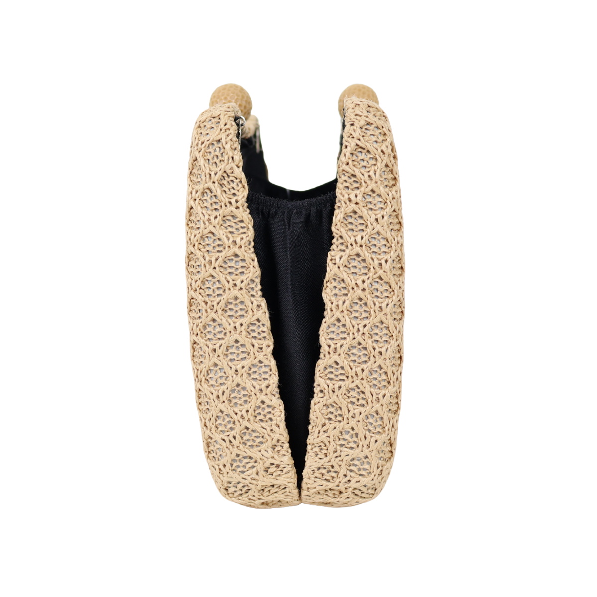 Bolsa de Festa Clutch Palha Bege