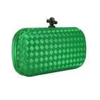 Clutch Tressê Cetim Inspired Pequena Verde