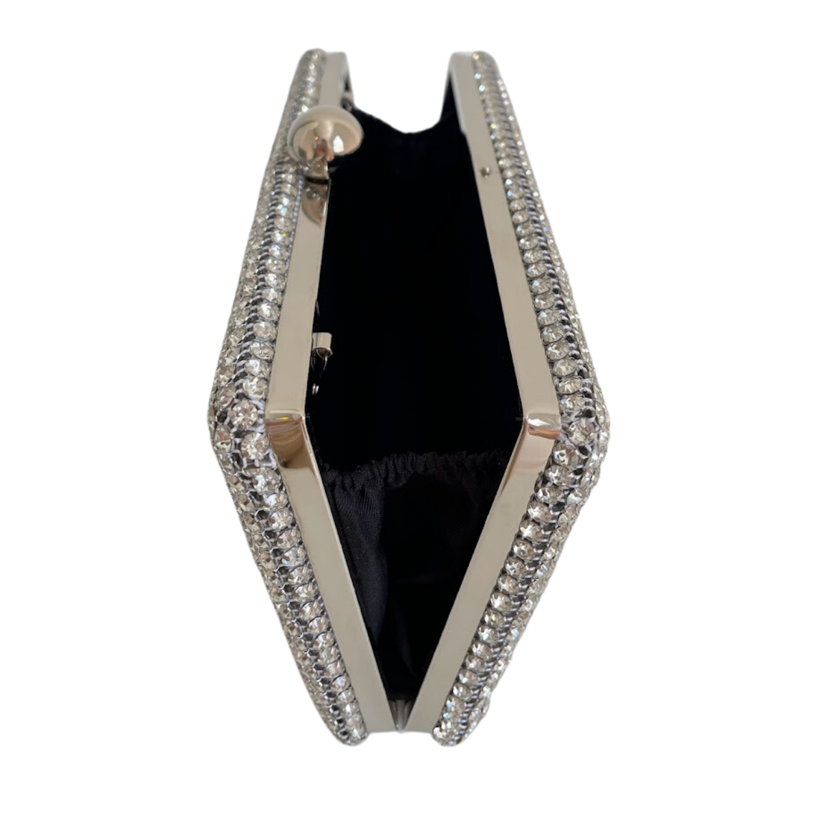 Bolsa de Festa Clutch Strass Prata - ReUse