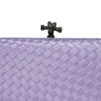 Clutch Tressê Cetim Inspired Pequena Lilás
